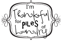 I'm thankful for piles of laundry Blinkie