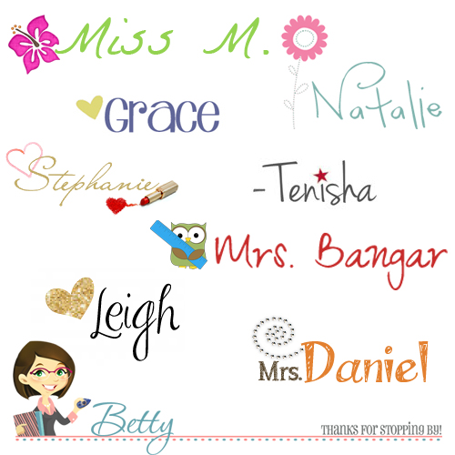 cute custom signature blog blogger ideas