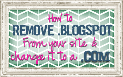 how to change from blogspot to com