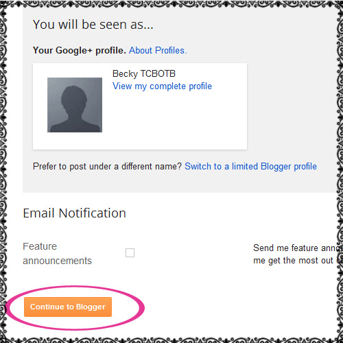 how to set up a blogger blog4