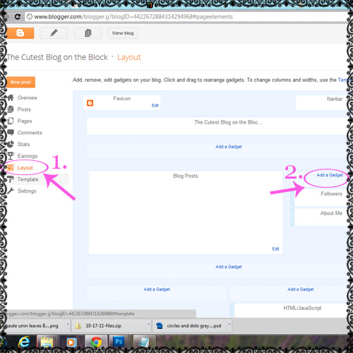 how to upload your own background to blogger new