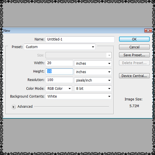 what size to make your blogger background copy
