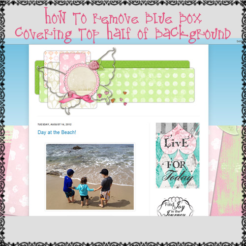 how to center blog banner header on blogger 1