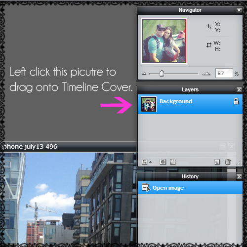 how to edit facebook time line cover tutorial 3