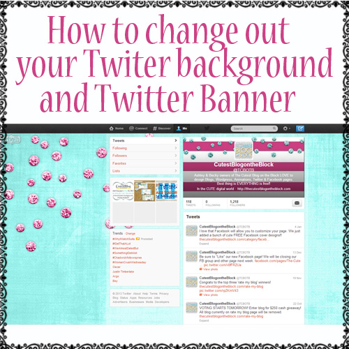 how to customize change out twitter banner 4