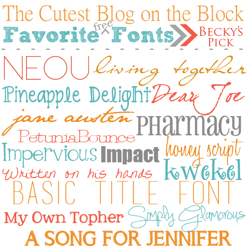 tcbotb favorite free cute fonts 2013