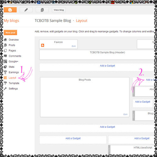 tutorial on how to add instagram widget to blogger tcbotb
