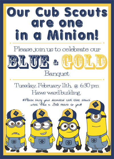 blue and gold banquet invite tcbotb